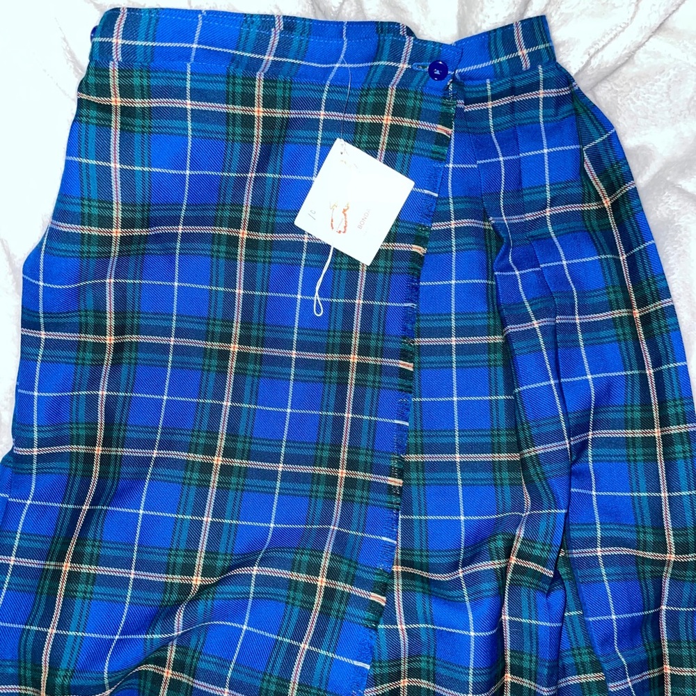 VINTAGE PLAID SKIRT